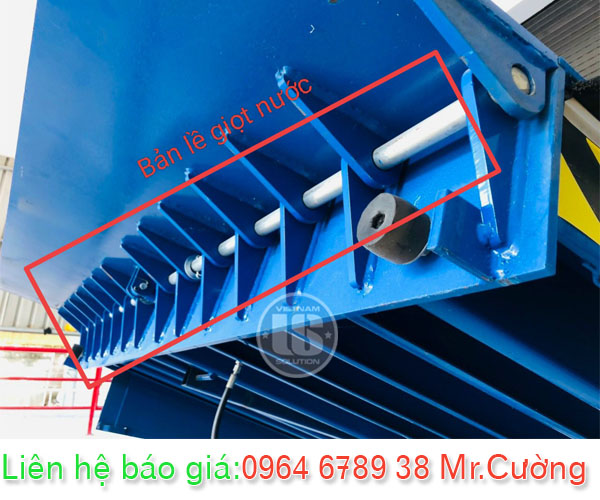 Bản lề Dock leveler 10 tấn hình giọt nước