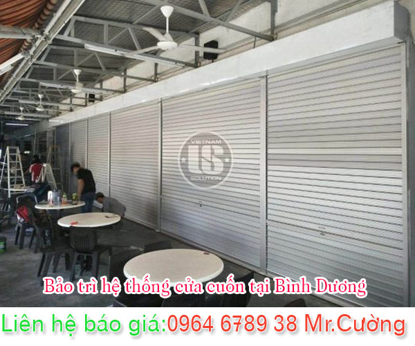Đơn vị Bảo trì cửa cuốn tại Bình Dương