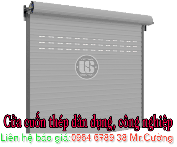 Cửa cuốn thép dân dụng và công nghiệp