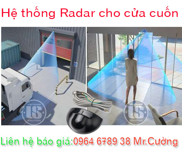 hệ thống radar cho cửa cuốn