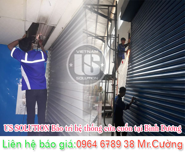 US Solution bảo trì cửa cuốn tại bình dương